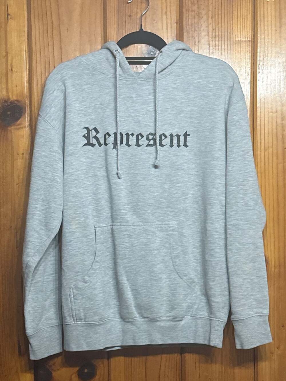 Rephard Hoodie Size M Gray Represent Accordingly Pullover Sweatshirt
